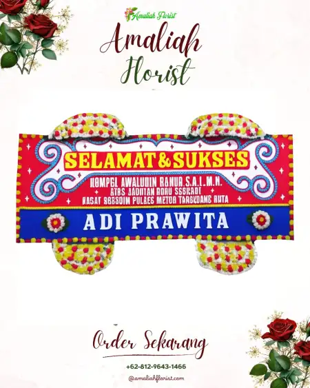 Papan Bunga Ucapan Selamat Sei Lais